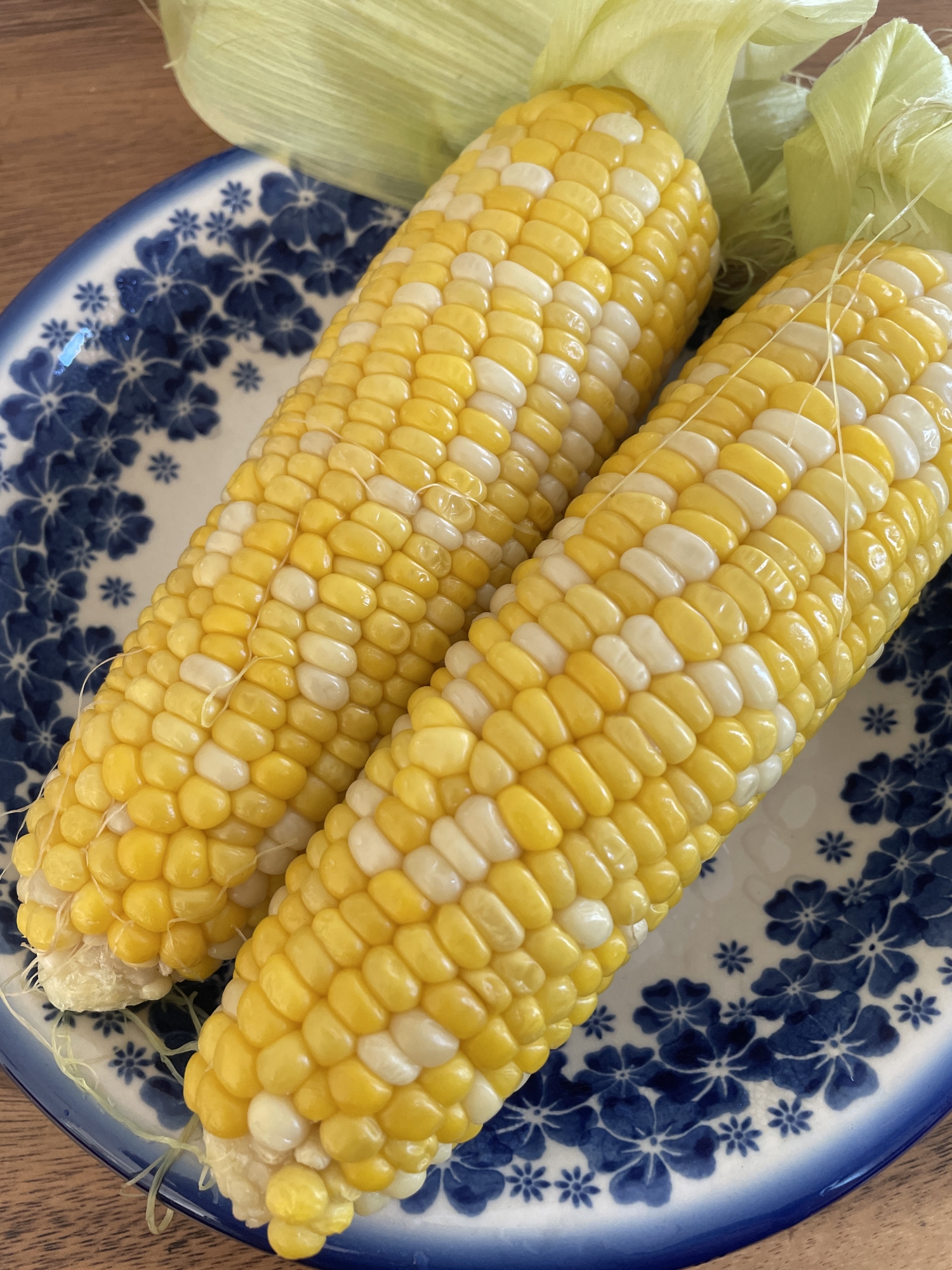 水少し⭐︎蒸しとうもろこし