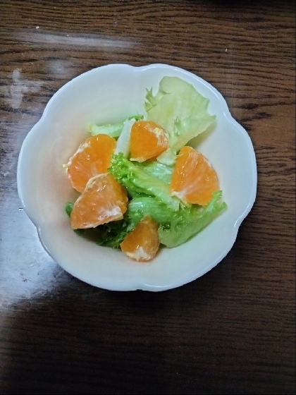 美容に☆キャベツとみかんのサラダ