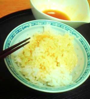 ５歳の娘の初レシピ！黒酢入り、たまごかけごはん