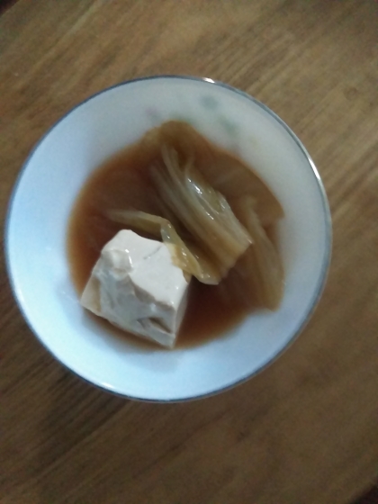 白菜の麻婆スープ