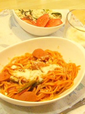 ★ほったらかしのトマトパスタ★