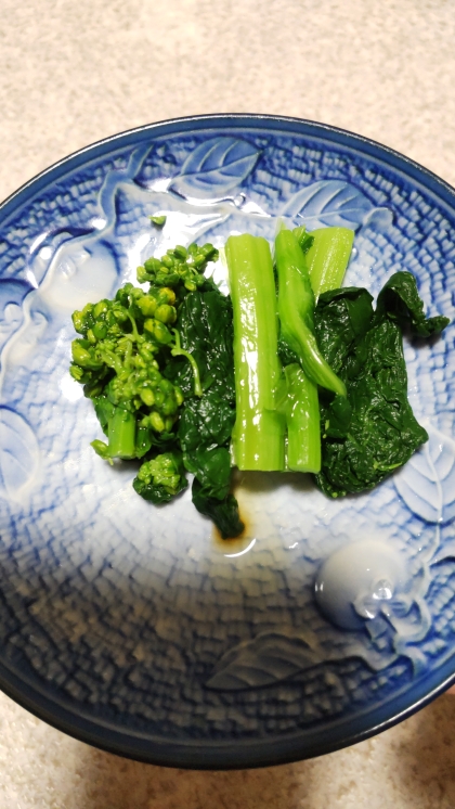 春の大人味♡簡単♡菜花のからし和え