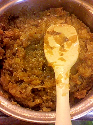 青トマトのチャツネ