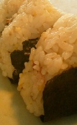 北海道産黒大豆きな粉で玄米おにぎり＾＾
