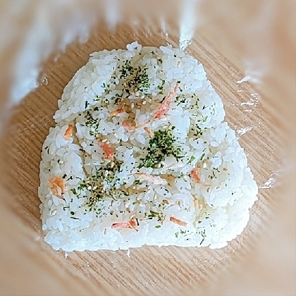 おにぎりアレンジ 桜エビ青のり白ごま