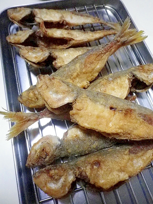 アジの唐揚げ レシピ 作り方 By Time 楽天レシピ