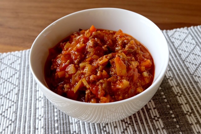 【万能おかず】秋野菜のミートソース