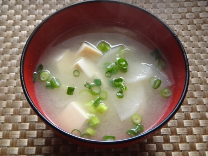 ★お味噌汁★豆腐と大根