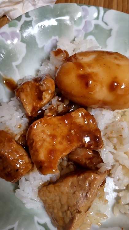 油不使用！低カロリー！豚ヒレ肉で作るルーロー飯