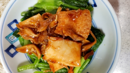 厚揚げとまいたけのオイスターソース煮【中華・主菜】
