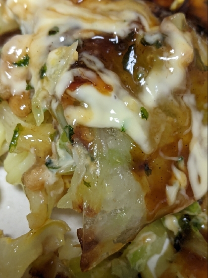 激ウマ⭐ライスペーパーで簡単お好み焼き