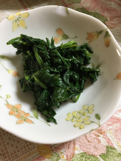 ほうれん草が安かったので♫野菜嫌いの家族もパクパク食べました！また作ります★