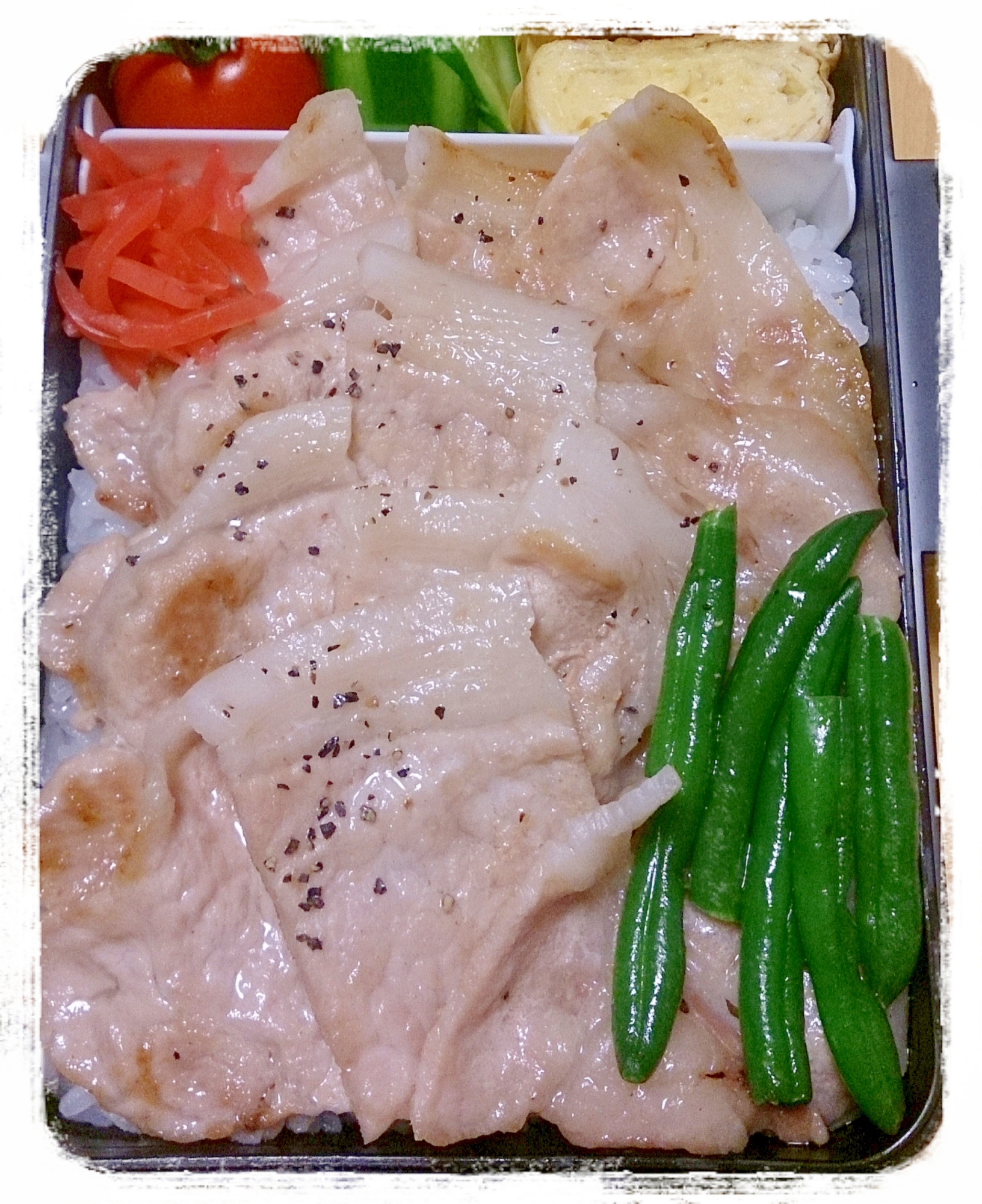 高校生の男子弁当 豚ロースのさっぱり丼 レシピ 作り方 By ぼーずの母ちゃん 楽天レシピ