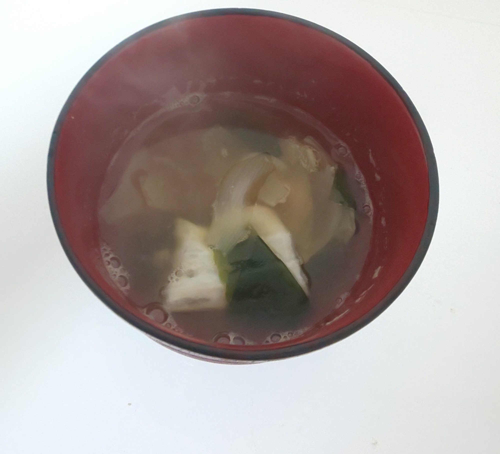 キャベツ玉ねぎ☆わかめ味噌汁