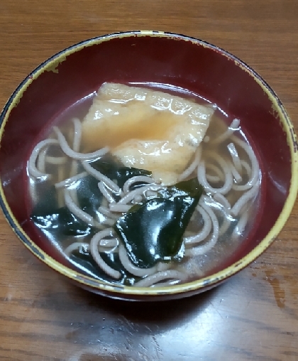 きつね蕎麦