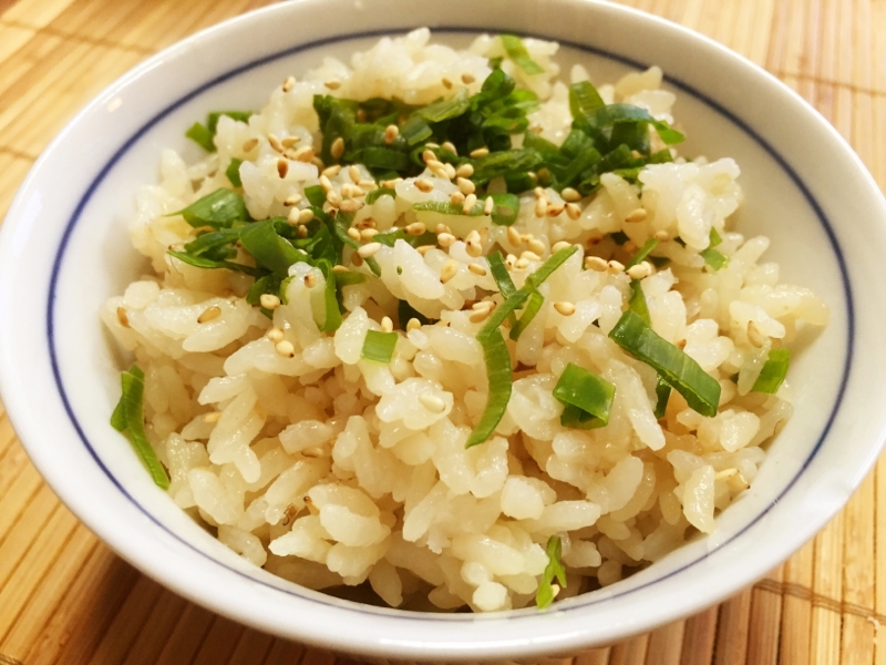 醤油風味ネギごはん