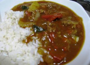 簡単トマトカレー