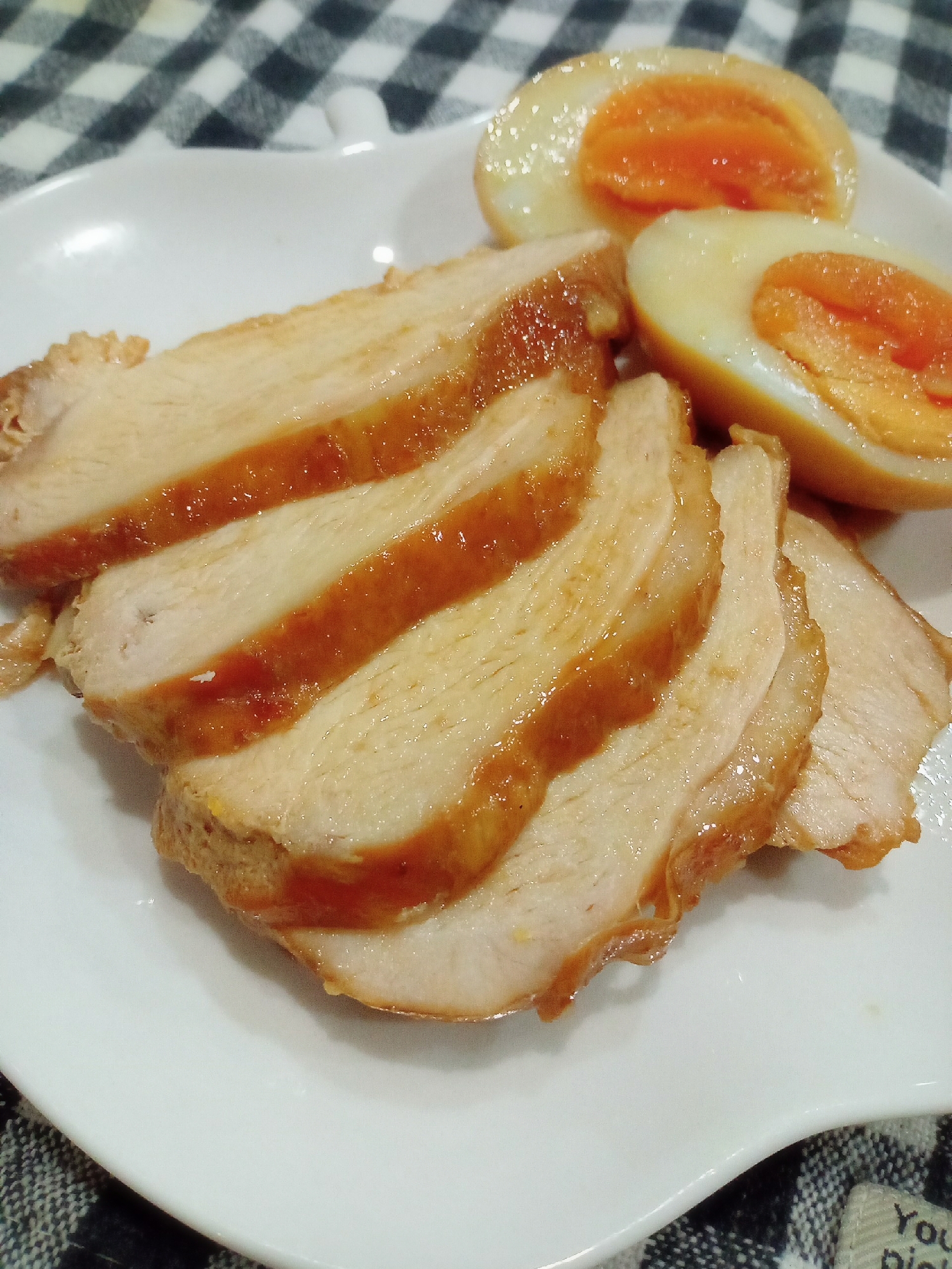 節約!圧力鍋で鶏胸チャーシュー☆