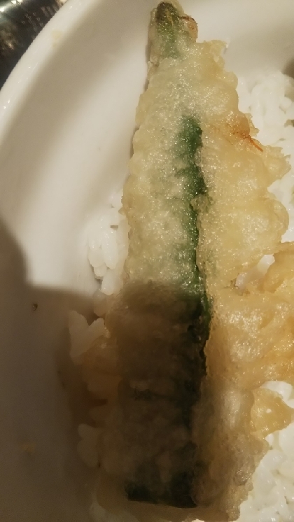 おくらの天ぷらカレー風味(❁・∀・❁)