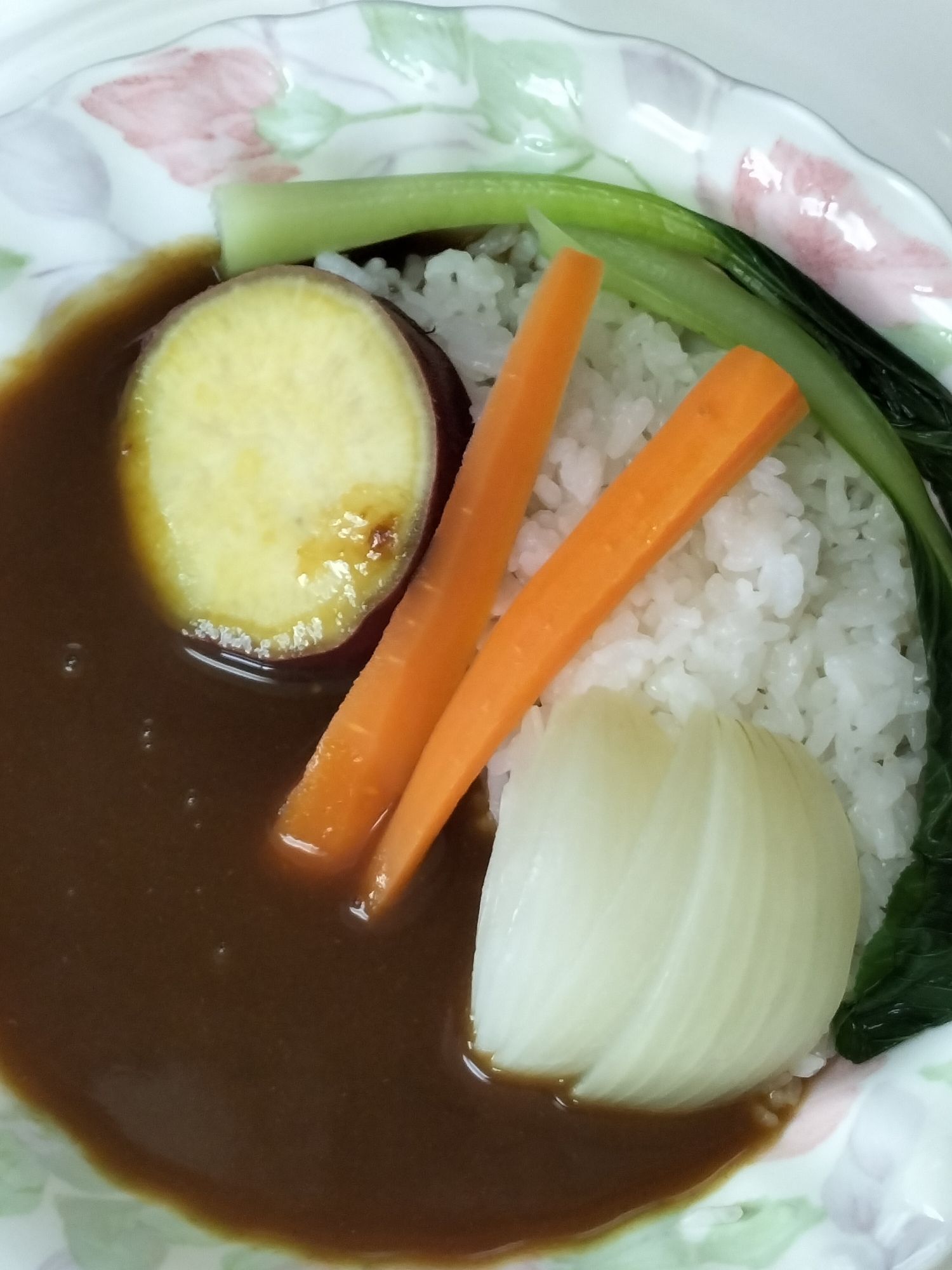 さつまいも美味しい〜♬野菜のスープカレー♬