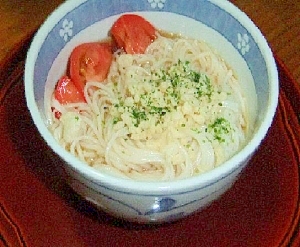 トマトと生姜の素麺