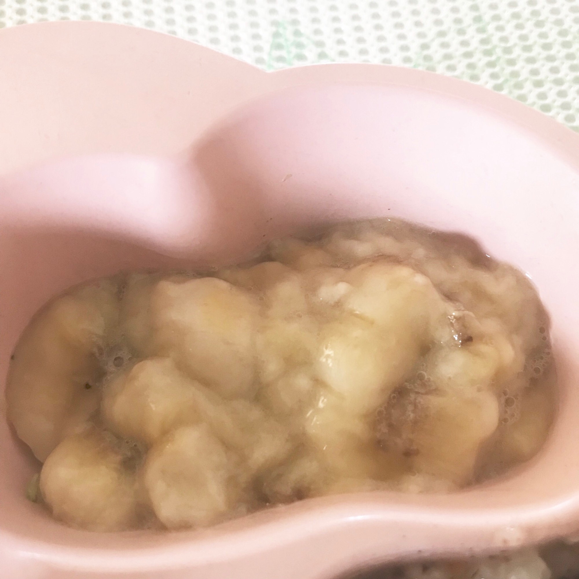 【離乳食】バナナとさつまいものトロトロ