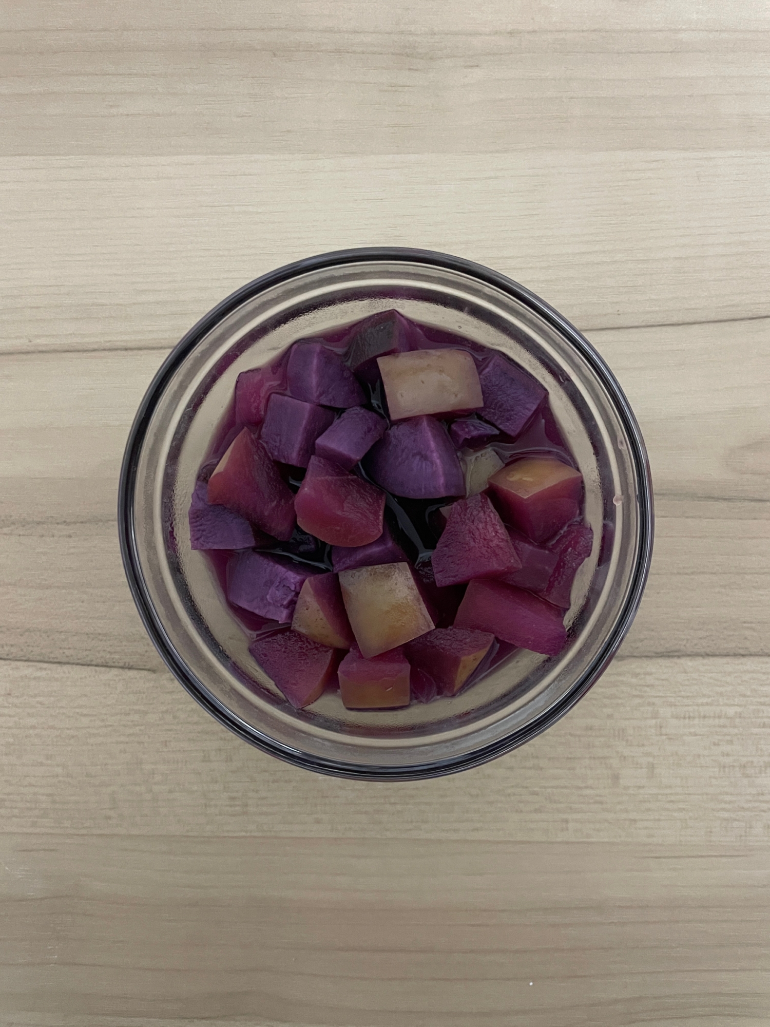 りんごと紫芋のコンフォート
