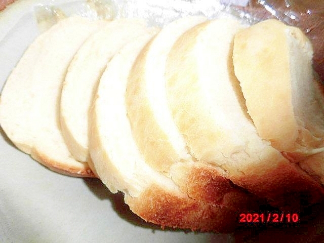 ホームベーカリーで作る牛乳食パン
