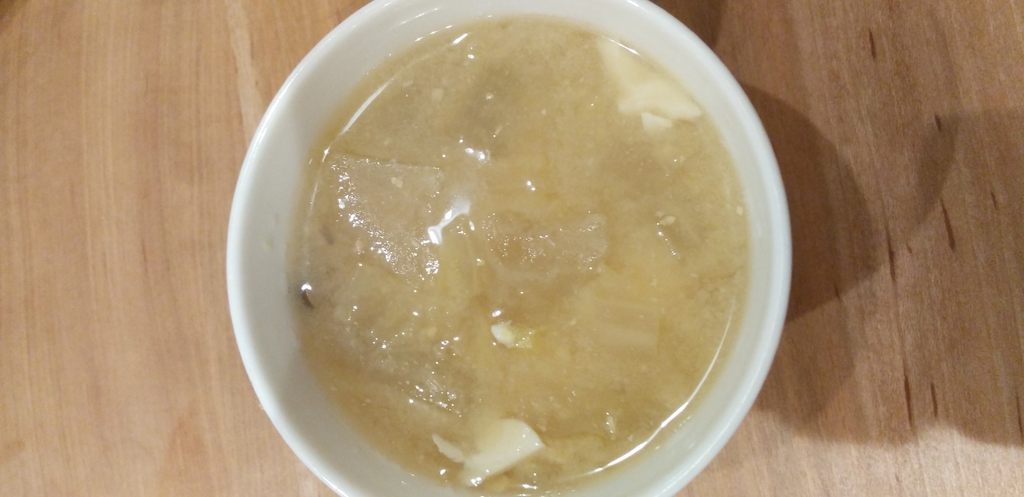 白菜の味噌汁