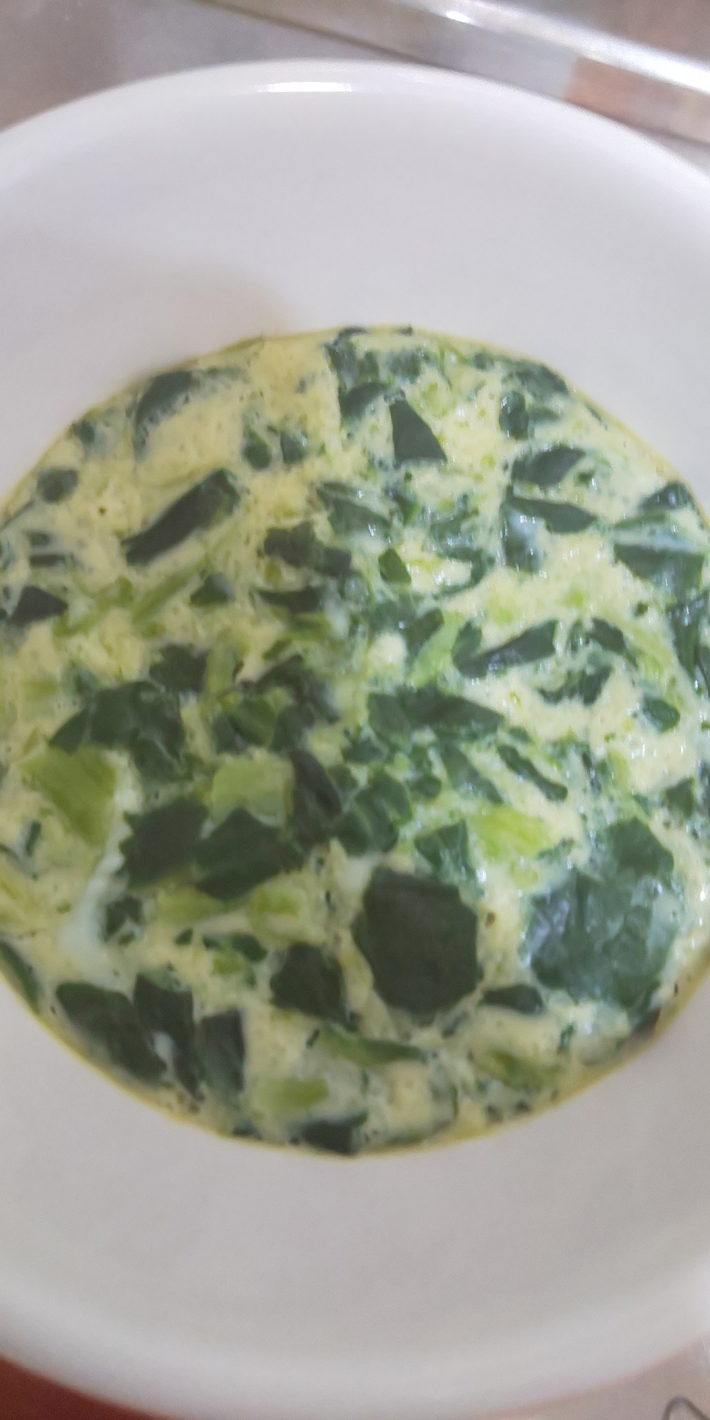 離乳食中期の鉄分不足に ほうれん草の卵焼き レシピ 作り方 By たぬきつね 楽天レシピ