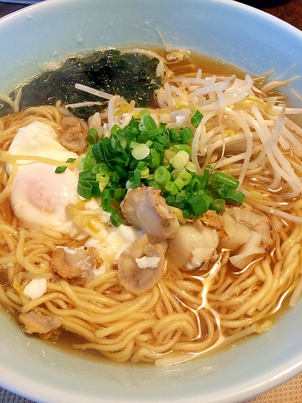 もやしたっぷり☆ホタテのラーメン