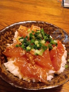 やさしい味の☆マグロの漬け丼