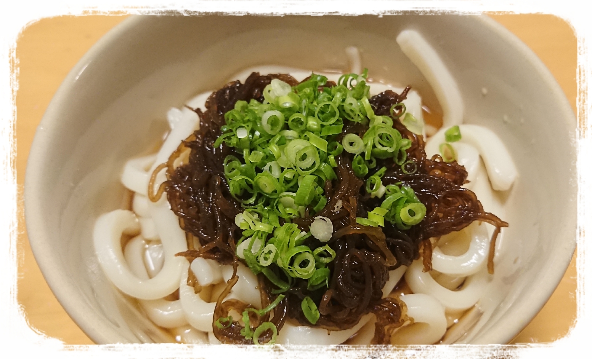 暑い日は☆冷たいもずくうどん