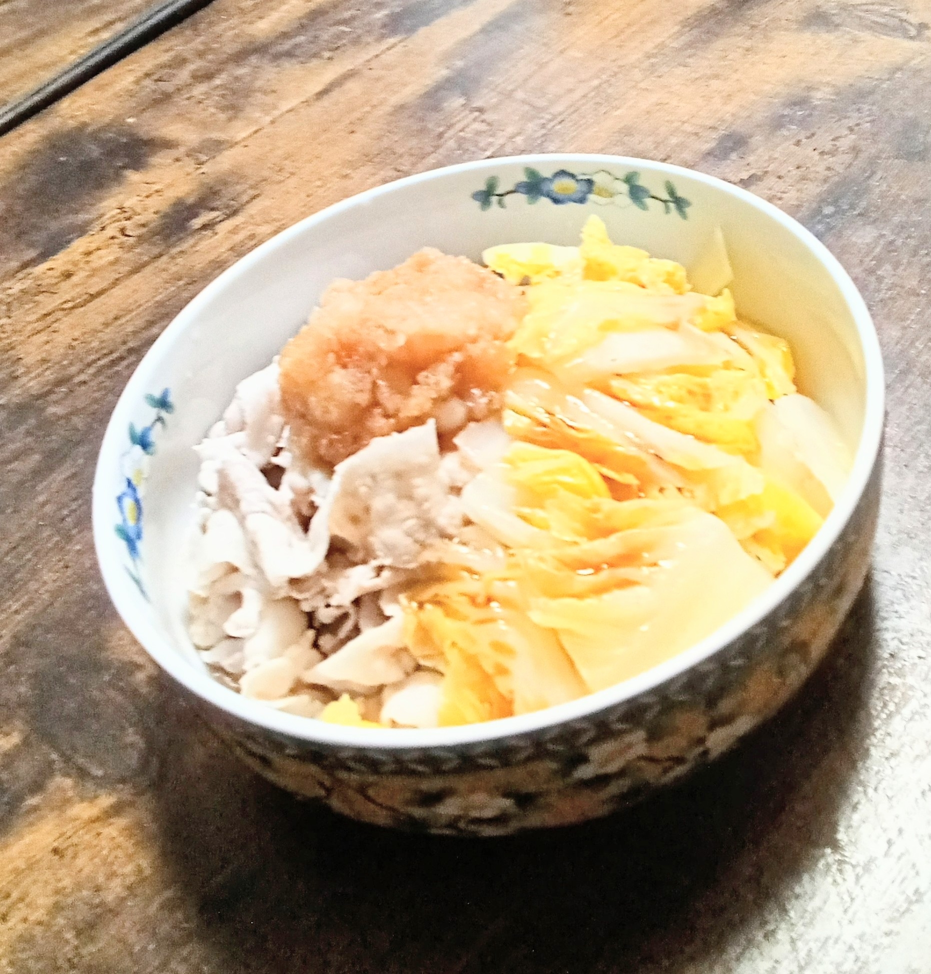 白菜と豚バラのおろしポン酢