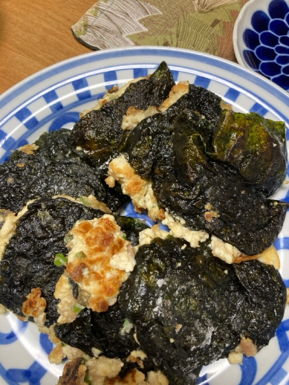 ツナ豆腐の磯辺焼き