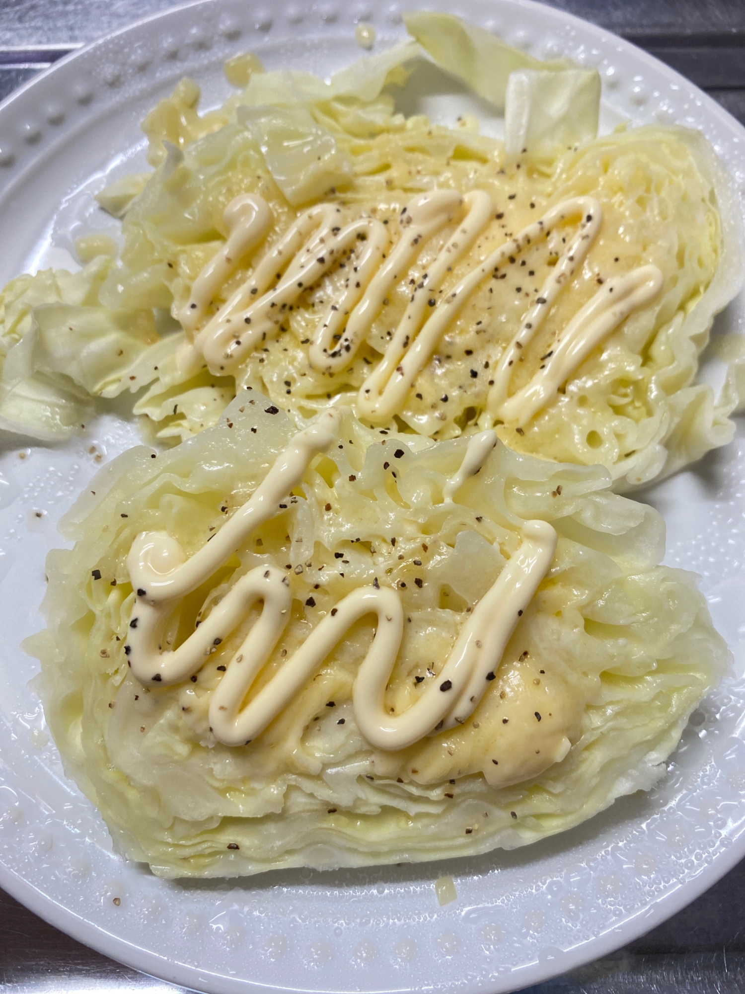 レンジで簡単☆キャベツチーズマヨ