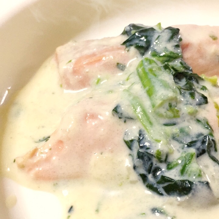 簡単 離乳食完了期 サーモンのほうれん草クリーム煮 レシピ 作り方 By Yupimamachan 楽天レシピ 簡単 離乳食完了期 サーモンのほうれん草クリーム煮 レシピ 作り方 By Yupimamachan 楽天レシピ