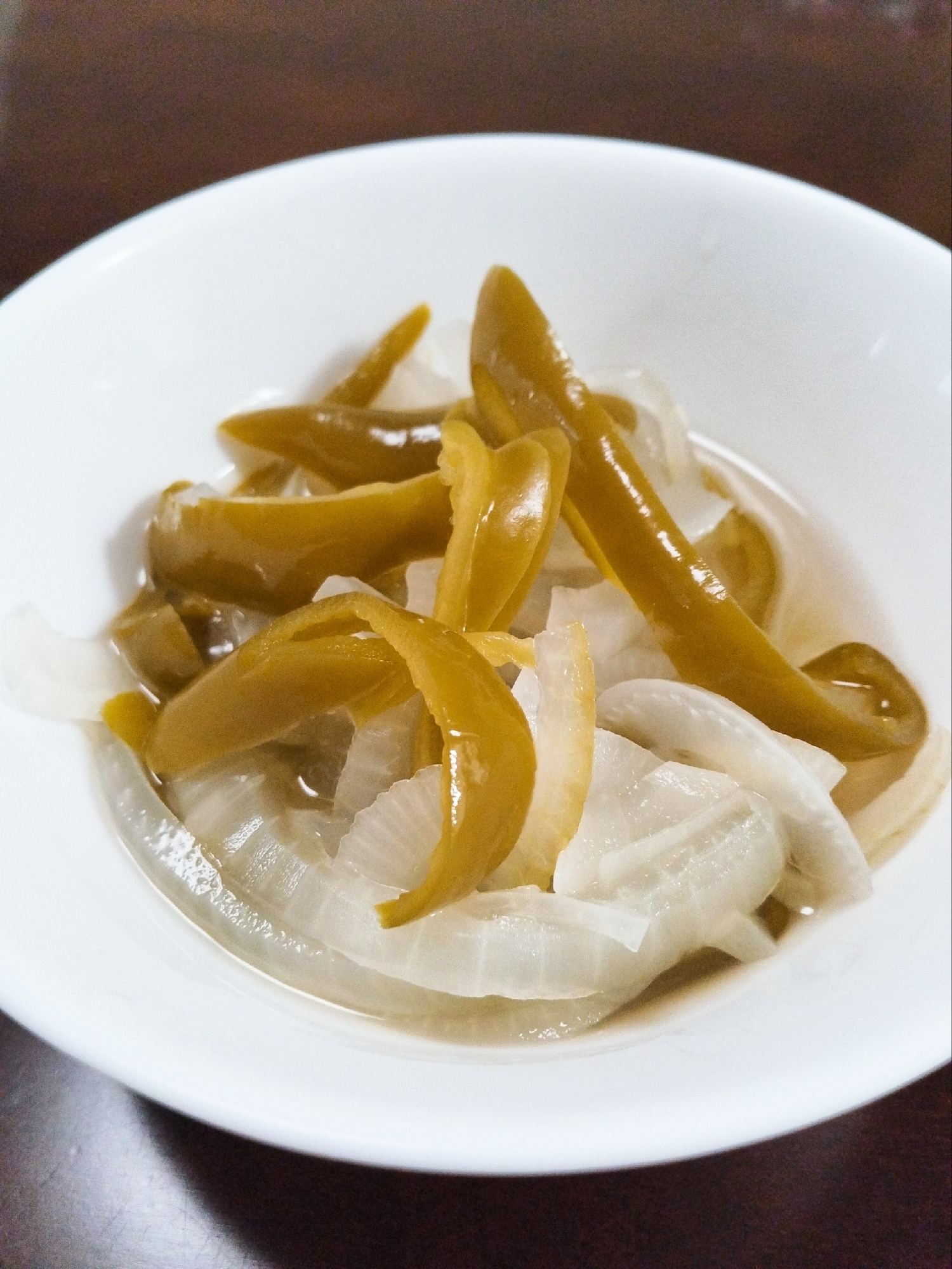 ピーマンと新タマネギのマリネ