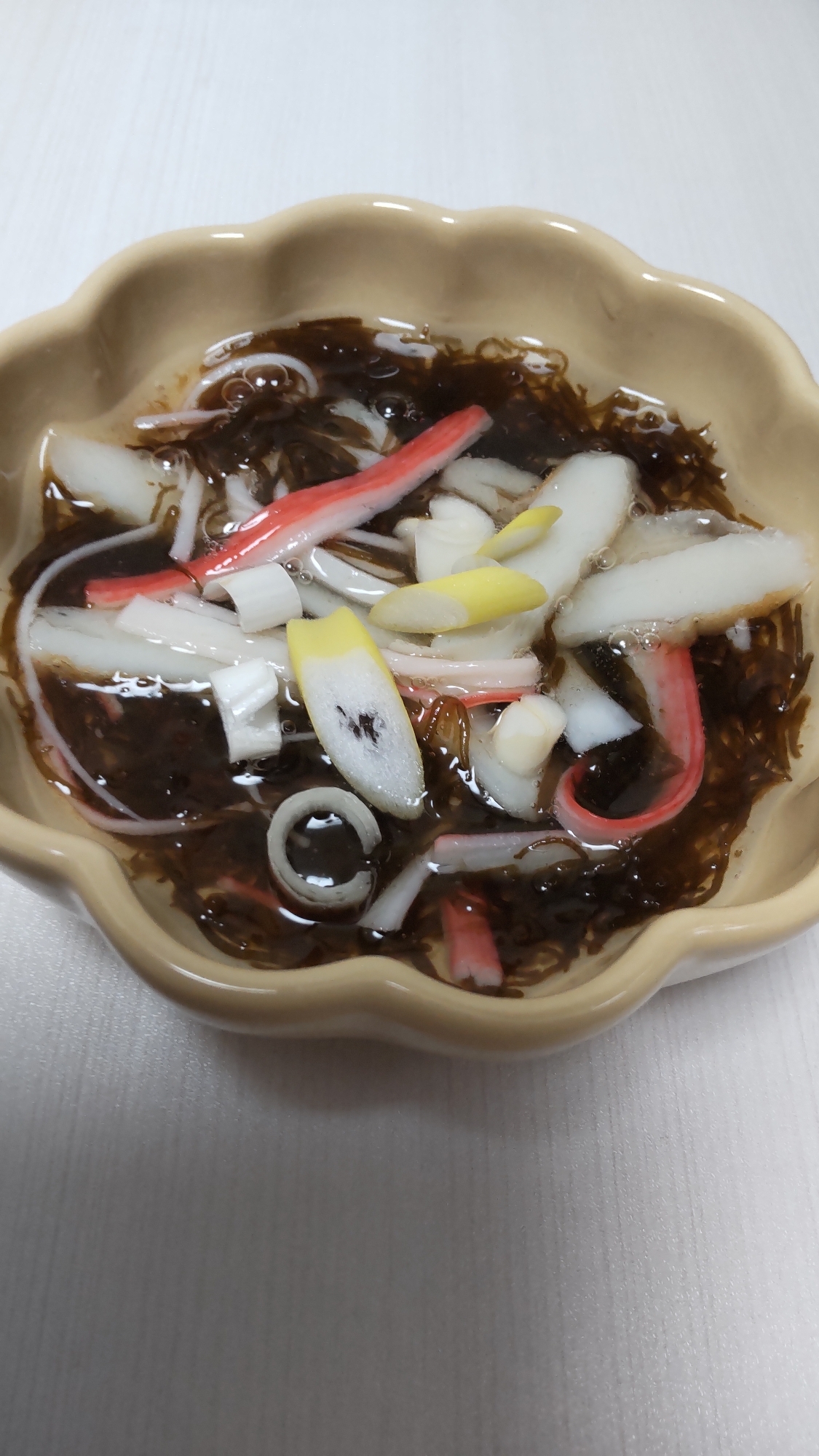 火を使わない♡アレンジもずくのおつまみ