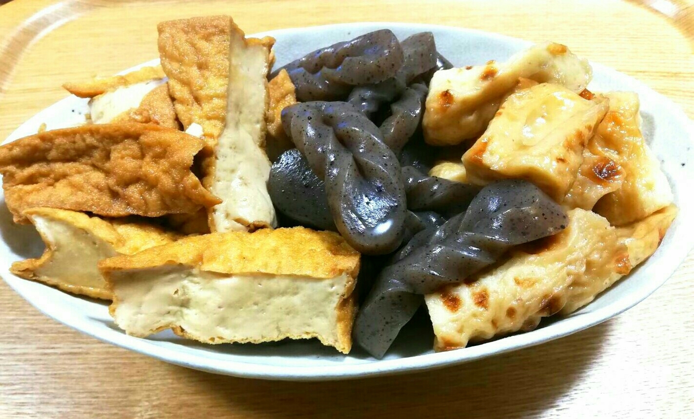 煮物！厚揚げ・こんにゃく・ちくわ