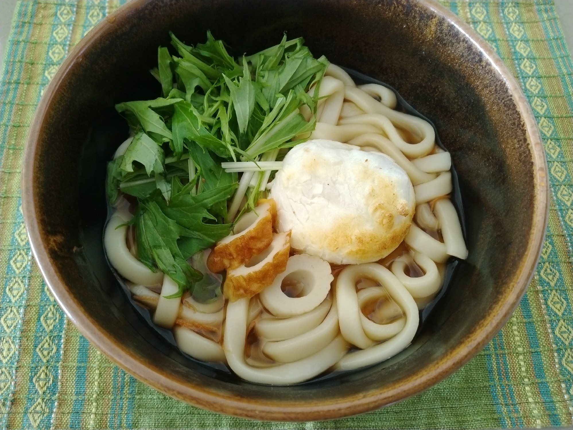 香ばしい焼き餅が美味しい！簡単 力うどん