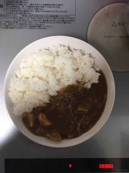 小さい具のカレーライス