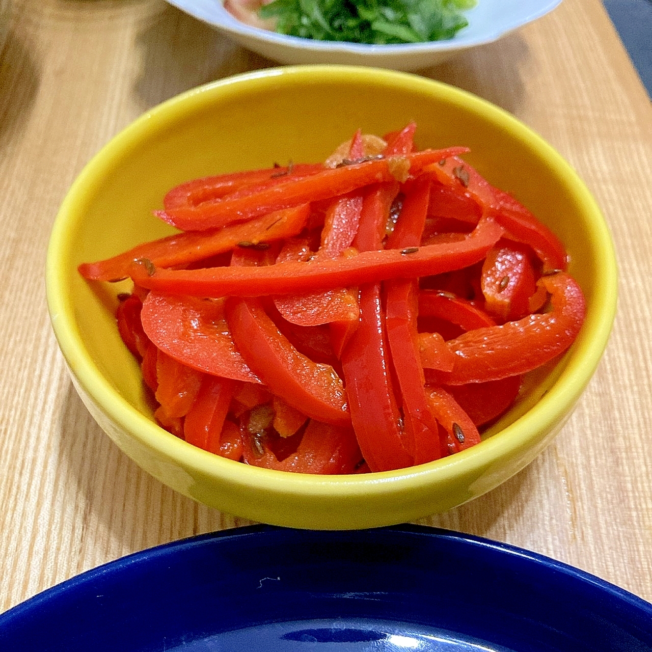 スパイスおかず★パプリカのサブジ