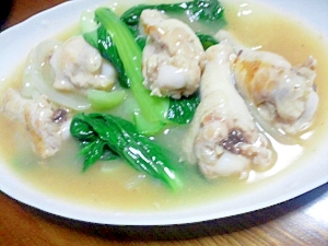 手羽元とチンゲン菜の中華煮★