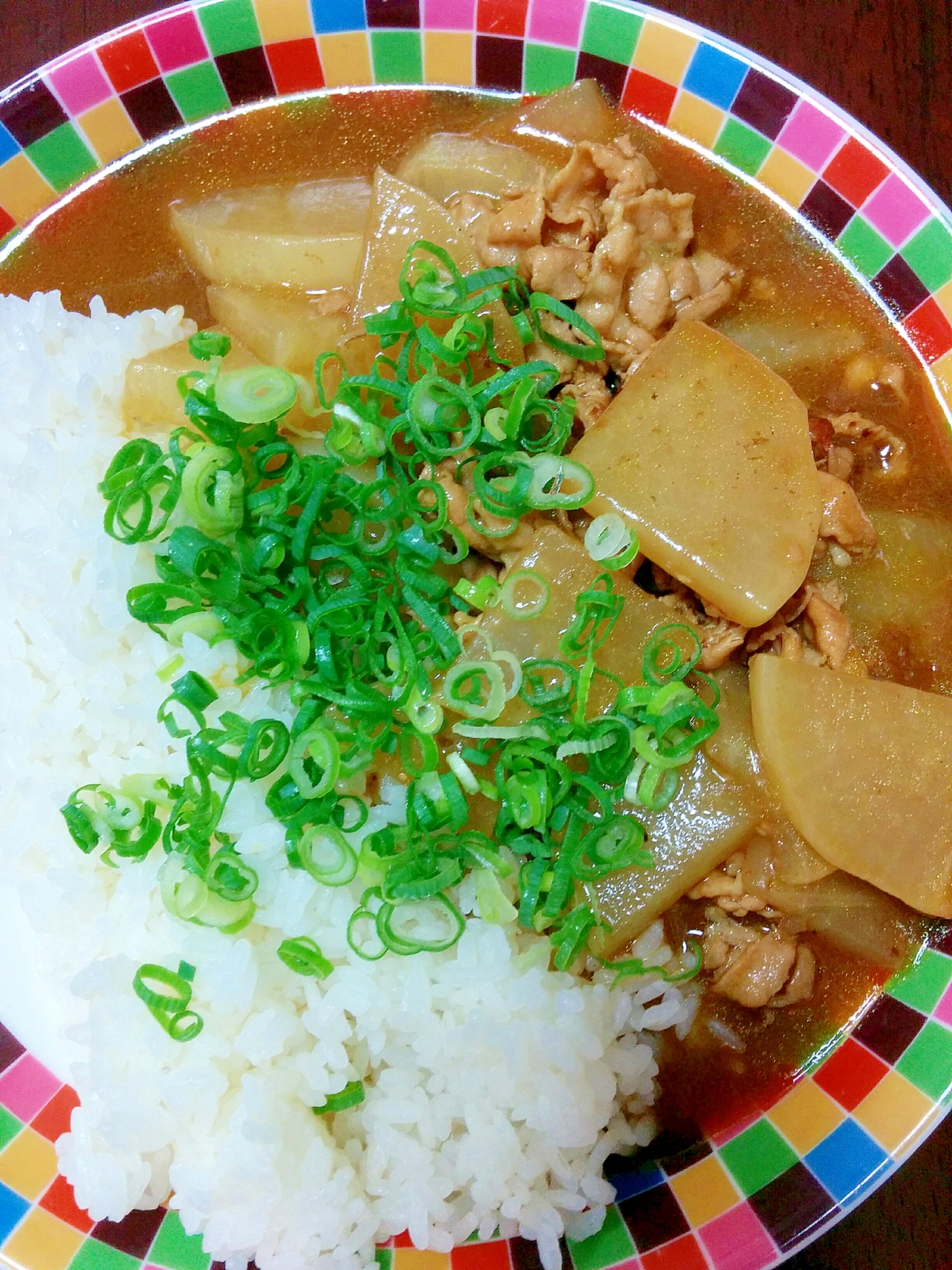 簡単 節約 大根と薄切り豚バラ肉のカレーライス レシピ 作り方 By ポッティー117 楽天レシピ