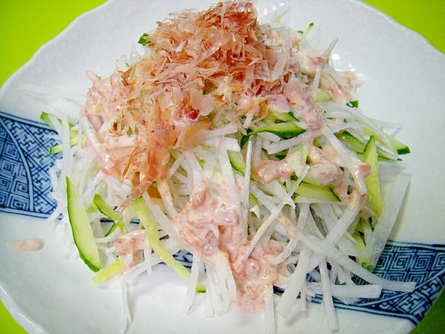 大根ときゅうりのサラダ 梅マヨドレッシング レシピ 作り方 By Mint74 楽天レシピ 大根ときゅうりのサラダ 梅マヨドレッシング レシピ 作り方 By Mint74 楽天レシピ