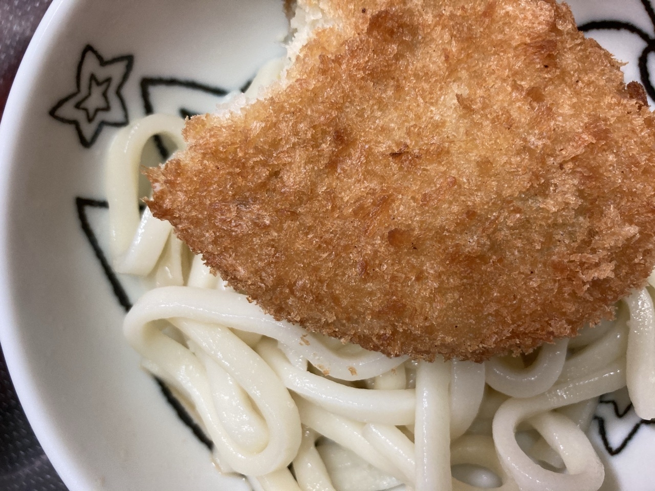 コロッケうどん