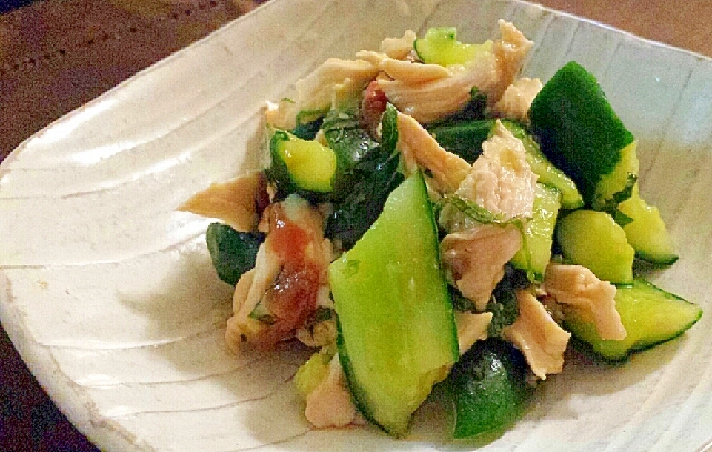 ささみと叩ききゅうりの梅肉あえ レシピ 作り方 By ことママ 楽天レシピ ささみと叩ききゅうりの梅肉あえ レシピ 作り方 By ことママ 楽天レシピ