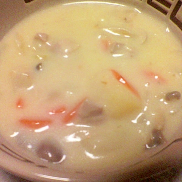 市販のルーで簡単きのこ入りクリームシチュー レシピ 作り方 By ムーミンママ24 楽天レシピ 市販のルーで簡単きのこ入りクリームシチュー レシピ 作り方 By ムーミンママ24 楽天レシピ