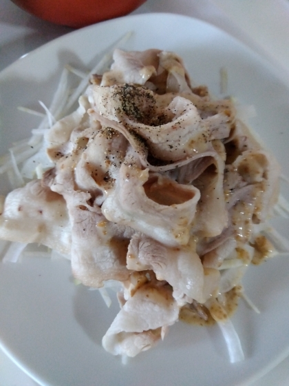 夏にさっぱり☆玉ねぎたっぷりの豚バラ冷しゃぶ♪
